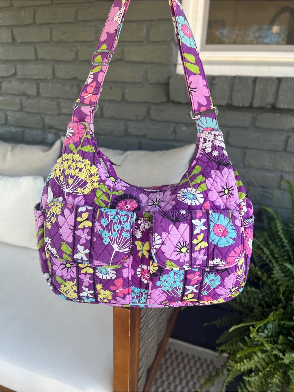 Vera Bradley Flutterby Cargo Sling